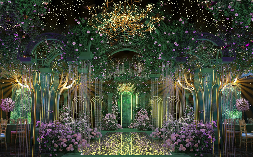 久治奇妙森林婚礼堂效果展示